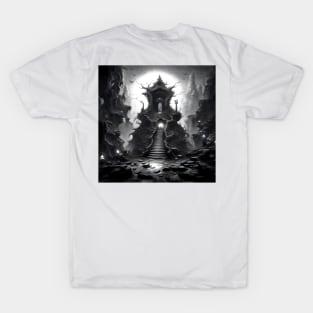 Midnight Ascent: Castle of Shadows T-Shirt